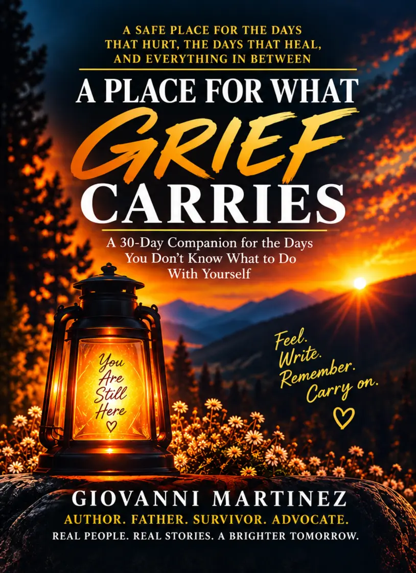 Cover of A Place for What Grief Carries by Giovanni Martinez